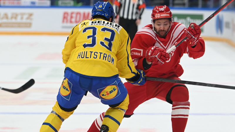 Хоккеисты сборной России с трудом победили шведов в матче Кубка Первого канала