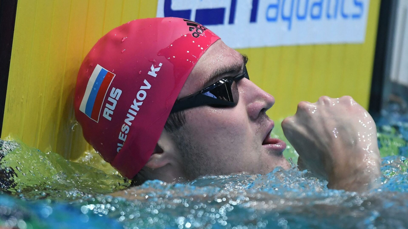 Мужская сборная России взяла золото в эстафете 4х100 метров кролем на ЧМ на короткой воде