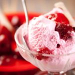 Творожно-клубничное диетическое мороженое