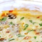 Куриная запеканка с грибами и сыром