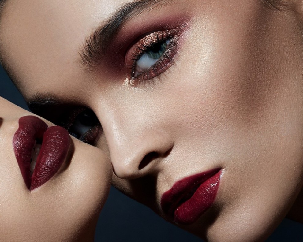 Дневной макияж для голубых глаз