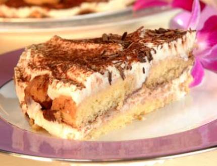 Торт из печенья на заварном креме