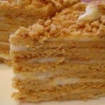 Торт из печенья с творожным кремом