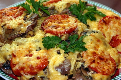 Мясо по-французски в духовке
