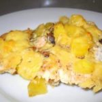 Мясо по-французски с ананасами