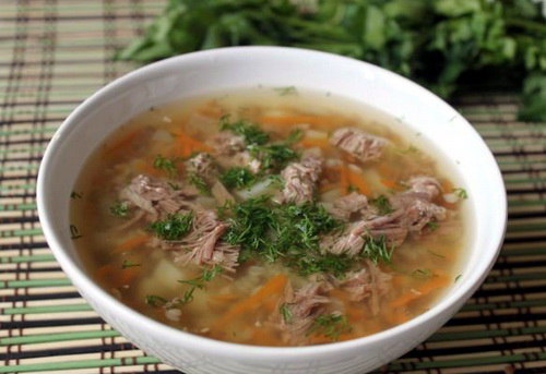 Суп гречневый