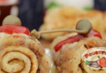 Необычные блины с мясом наоборот — запеченные в духовке