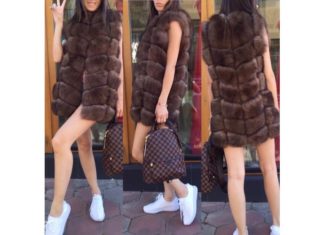 Песцовая жилетка: правила выбора