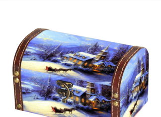 Новогодний подарок в сундуке для ребёнка