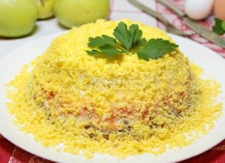 Как готовится салат мимоза?