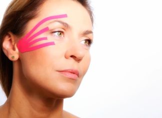 Назначение кинезио тейпов для лица