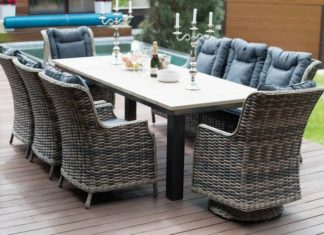 Плетеная мебель в интерьере частного дома