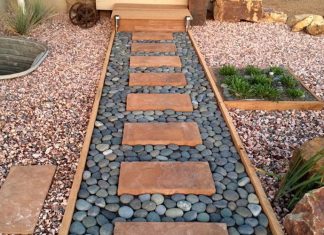 Галька декоративная: применение и особенности выбора