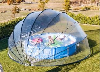 Мобильные павильоны для каркасных бассейнов: особенности конструкции и преимущества использования