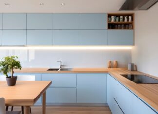 Кухонные фасады: материалы, стили и особенности выбора для мебельных шкафов