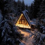 Треугольный дом с камином в лесу: аренда для отдыха от городской суеты