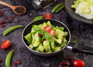 салат с фасолью и огурцами рецепт приготовления