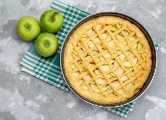 песочный пирог с яблоками рецепт быстро и просто