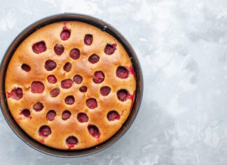 быстрый вишневый пирог рецепт за 30 минут