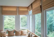 Римские шторы на балкон: практичность, стиль и функциональность в одном решении