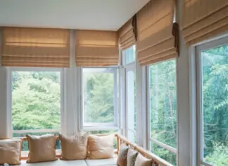 Римские шторы на балкон: практичность, стиль и функциональность в одном решении