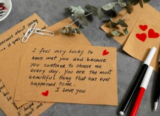 Любовные записки парню как выразить чувства