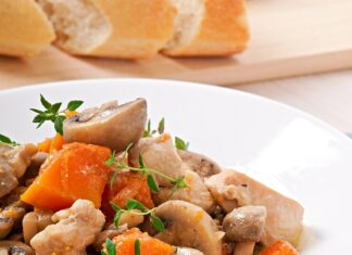 Шампиньоны с говядиной рецепт приготовления