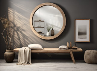 Большие зеркала в интерьере: как правильно выбрать и разместить