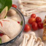 Курица с шампиньонами в сливочном соусе