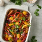 Овощное рагу в духовке с кабачками и баклажанами