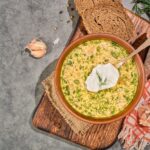 Суп Рассольник с Перловкой и Солеными Овощами