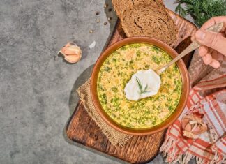 Суп Рассольник с Перловкой и Солеными Овощами