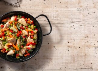 Свинина с овощами на сковороде: рецепт рагу