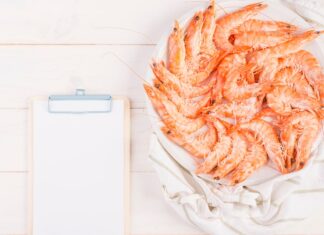 Время варки королевских креветок после закипания