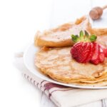 Тонкие блины на молоке с дырочками