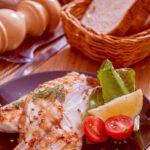 Треска с картошкой и луком в духовке с майонезом