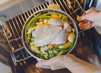 Запекание индейки в фольге: время и температура