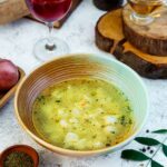 Суп Рассольник с Солеными Огурцами и Перловкой