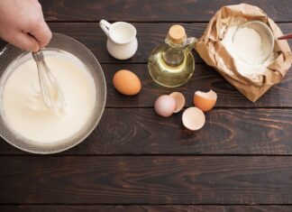 Классический рецепт блинов на молоке с яйцами