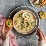 Рыбный суп из консервов горбуши с картошкой