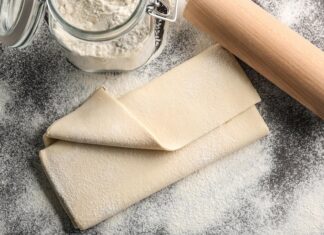 Бездрожжевое слоеное тесто: рецепты для духовки