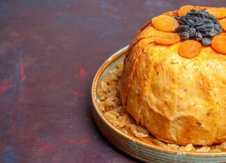 Губадия с рисом и изюмом и курагой