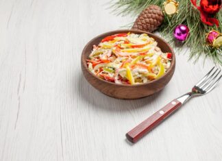 Овощные салаты на праздничный стол: просто и вкусно