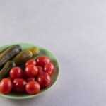 Зимний салат из огурцов, помидоров и перца