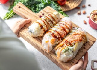 Голубцы из пекинской капусты с фаршем и рисом