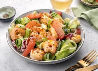 Креветки в салате: Простой и вкусный рецепт