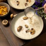 Сырный суп с шампиньонами и плавленым сыром