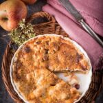 Яблочный пирог на кефире в духовке