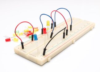 Расчет силы тока в параллельном соединении двух резисторов