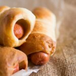 Бездрожжевые сосиски в тесте в духовке